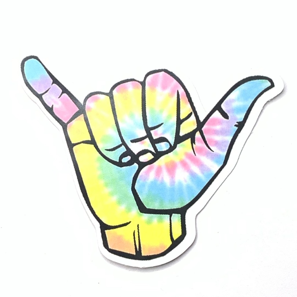 Shaka Sign Vinyl Sticker - Picture 1 of 2